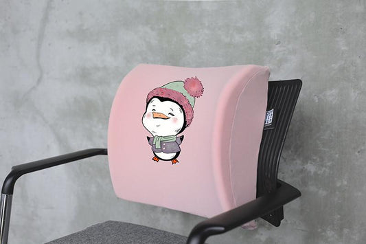 Memory Foam Lumbar Support Back Pillow for Office Chair
